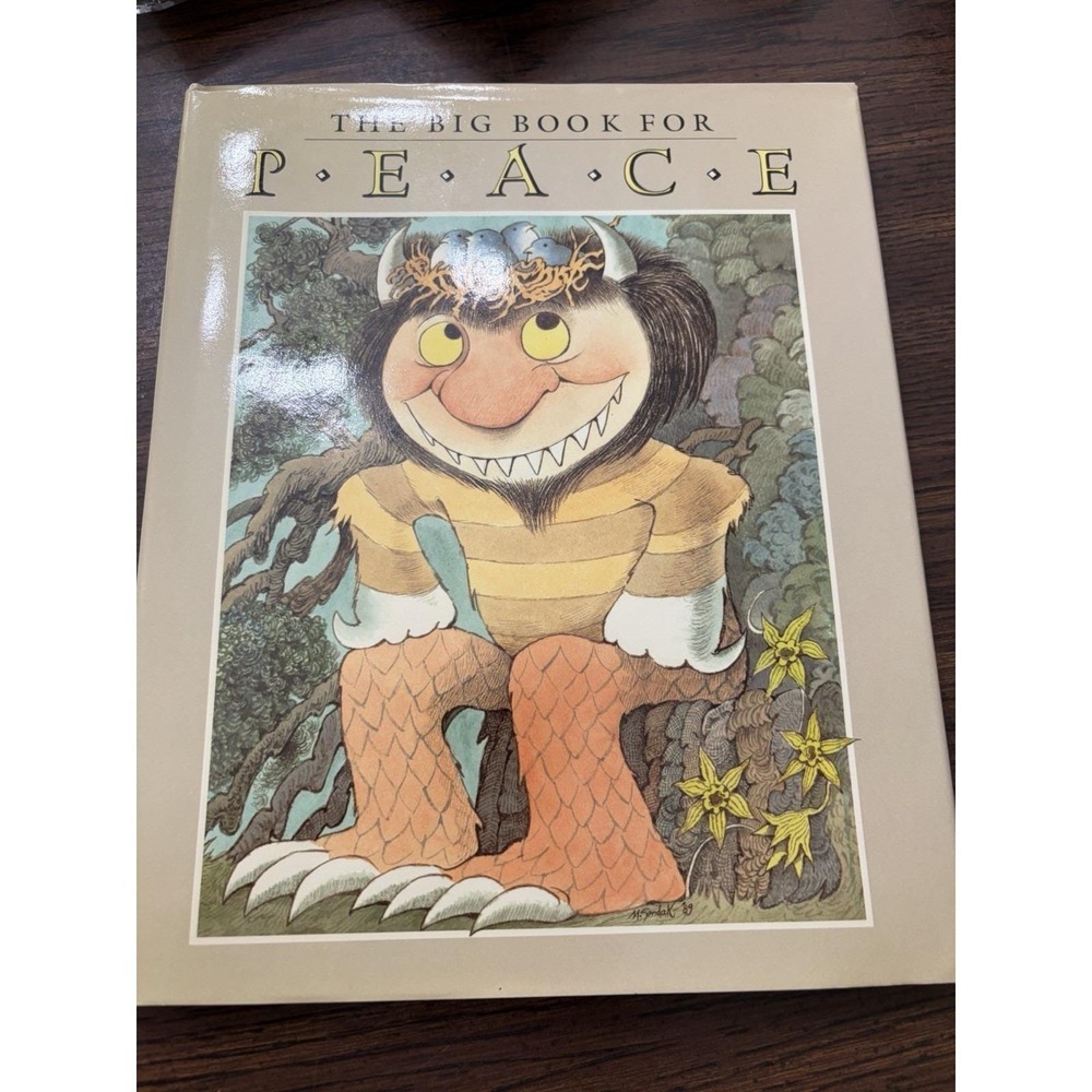 THE BIG BOOK FOR PEACE - Maurice Sendak - 1st/1st HCDJ 1990 - children's‎ book